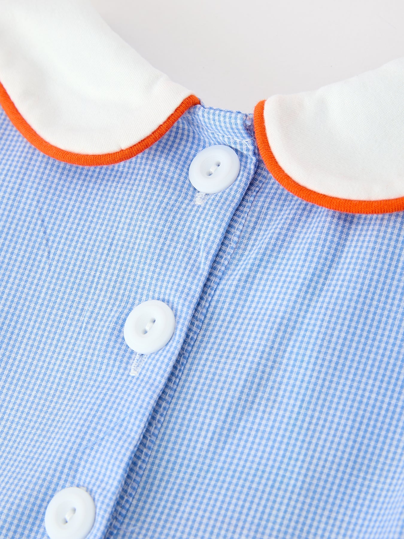 Fall Girls Plaid Pumpkin Appliqué Peter Pan Collar Dress by Rylee Faith Designs