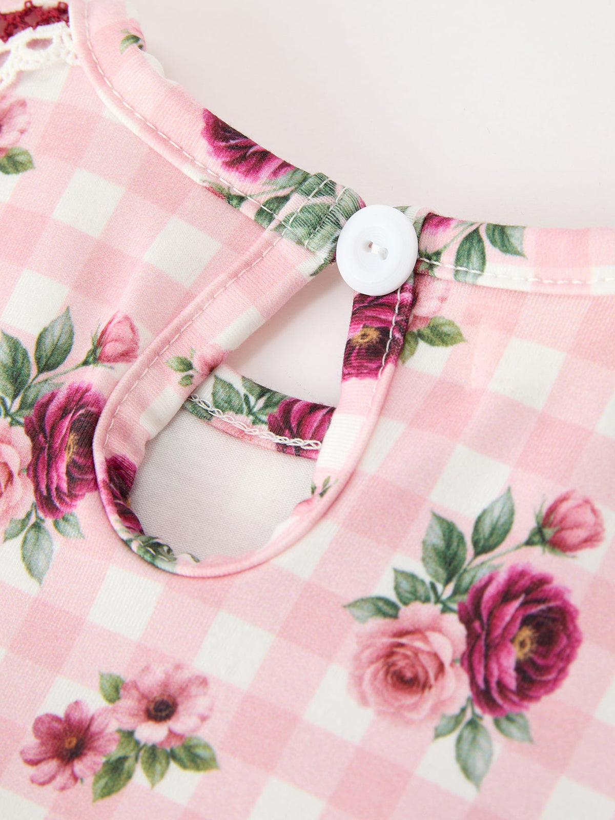Fall Baby Girls Vintage Smocked Floral Romper by Rylee Faith Designs