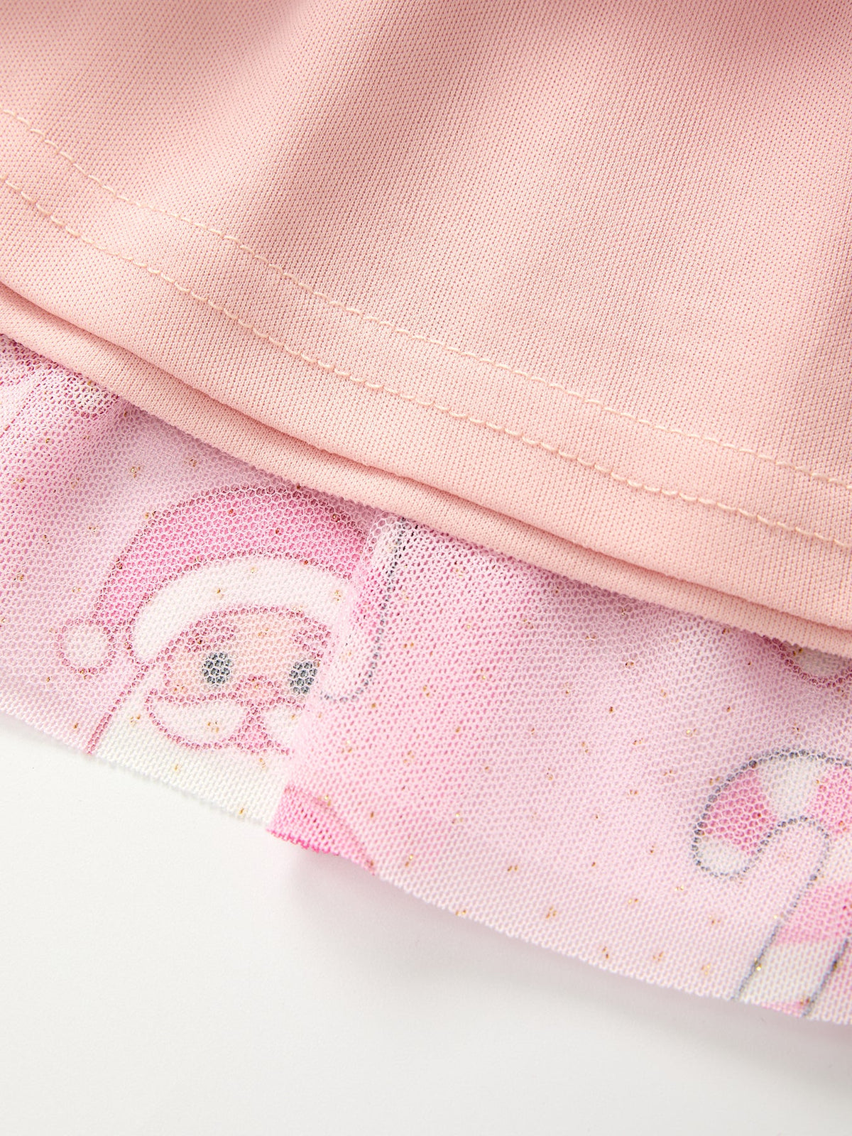 Girls Pink Christmas Santa Candy Cane Print Tutu Skirt by Rylee Faith Designs