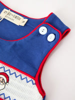 Christmas Santa Baby Boys Smocked Jon Jon by Rylee Faith Designs