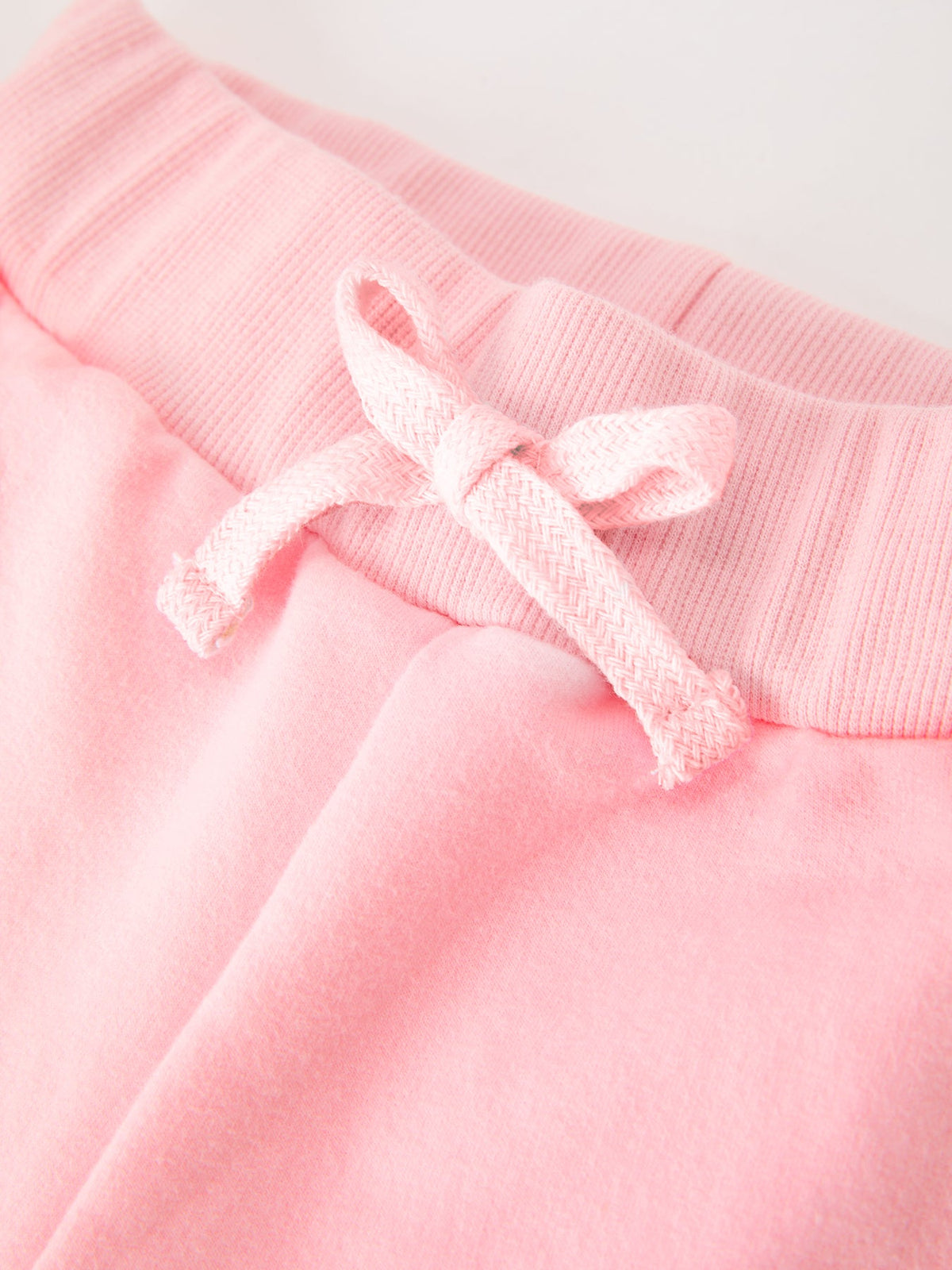 Christmas Tree Appliqué Girls Pink Sweatshirt And Pants Set by Rylee Faith Designs