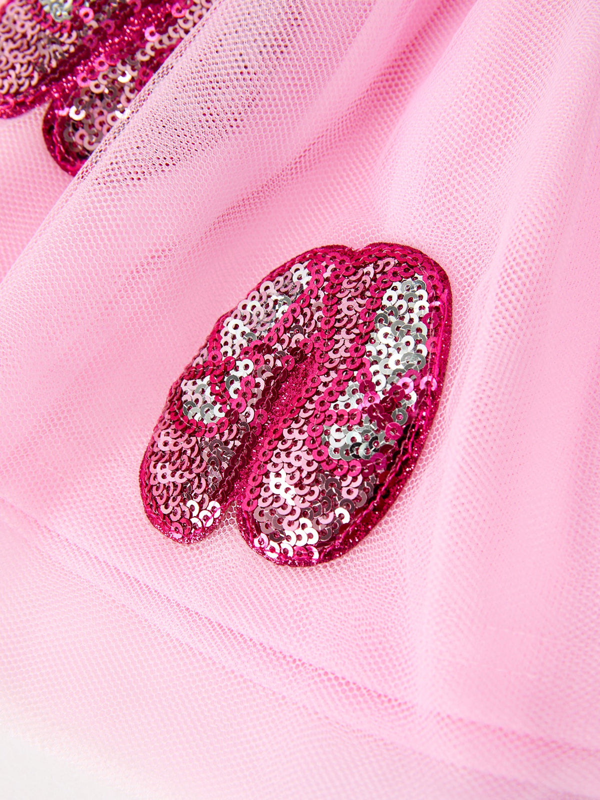 FALL Girls Pink Sequin Ballet Slipper Tulle Tutu Skirt by Rylee Faith Designs