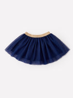 FALL Girls Navy Fox Sequin Tulle Tutu Skirt by Rylee Faith Designs