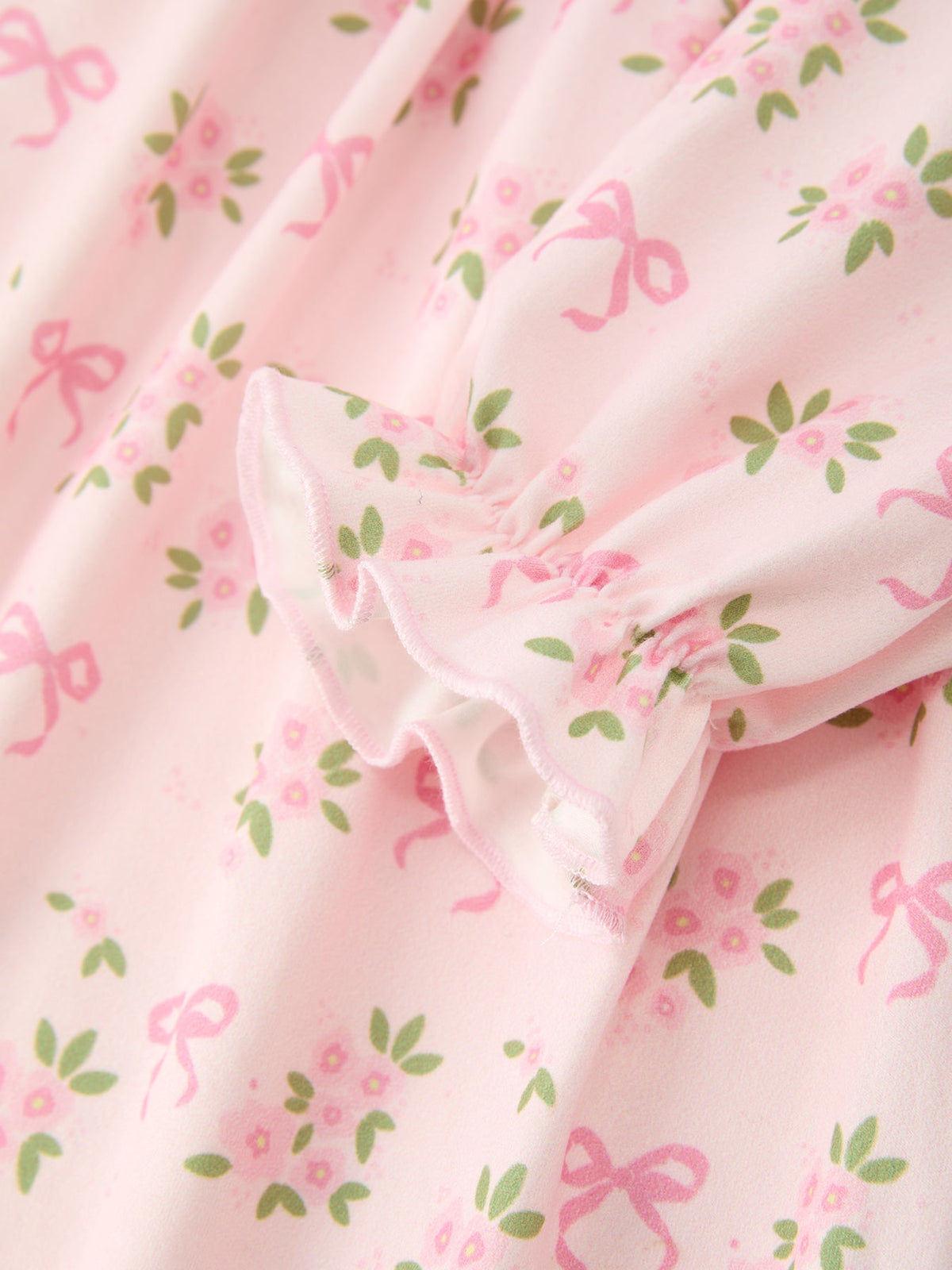 FALL Girls Pink Floral Embroidered Collar Smocked Dress by Rylee Faith Designs