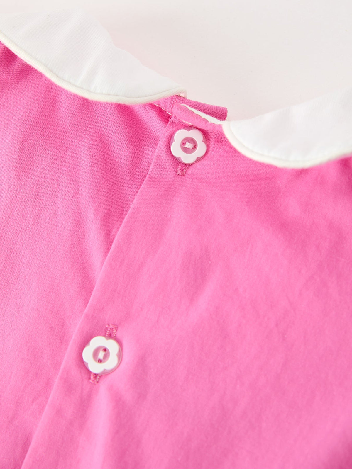 FALL Girls Hot Pink Floral Embroidered Smocked Dress by Rylee Faith Designs