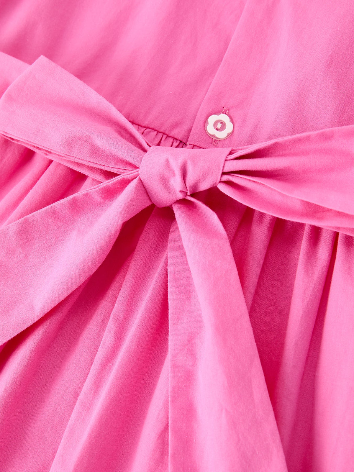 FALL Girls Hot Pink Floral Embroidered Smocked Dress by Rylee Faith Designs