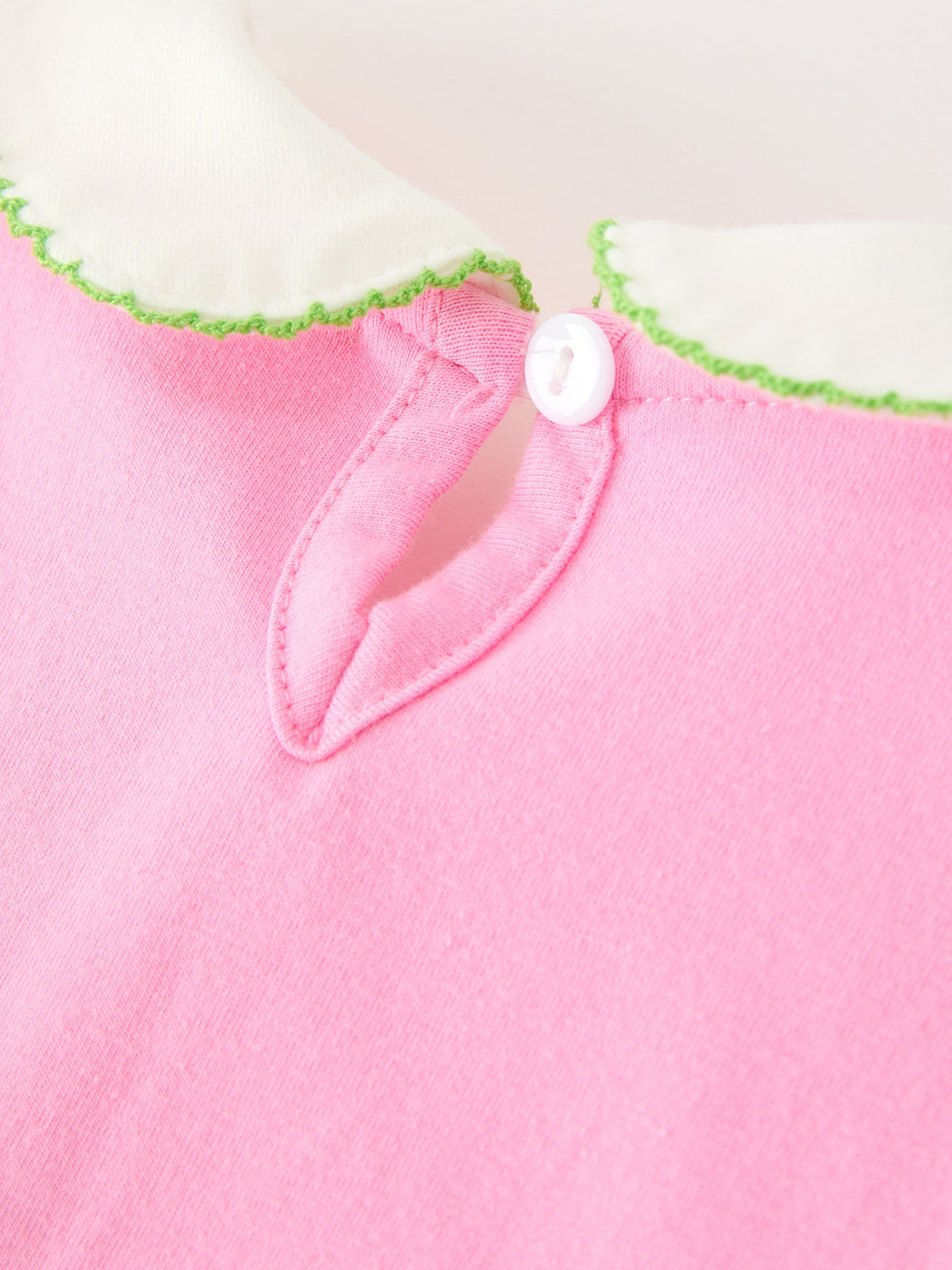 Baby Girls Christmas Pink Bow Christmas Tree Top & Bloomer Set by Rylee Faith Designs