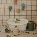 Whale Bath Stackers by Mushie at Everetts Place