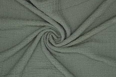 Crover 100% cotton waffle baby blanket for swaddling and stroller coverage.