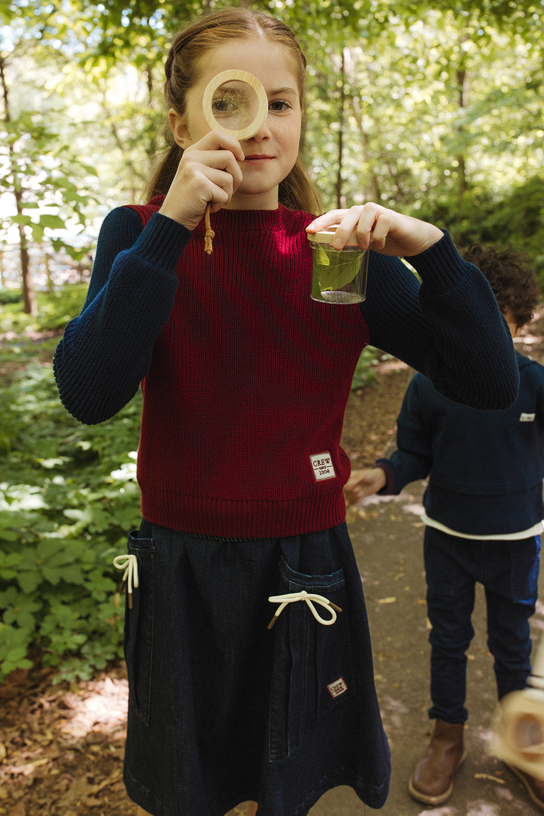 Lia Skirt - Blue by Crew Kids NY (view 7 of 10)