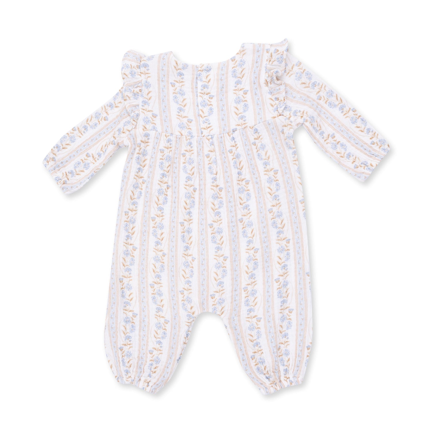 Ruffle Sleeve Romper - Catarina Floral by Angel Dear (view 2 of 4)
