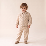 Organic Corduroy Pants - Oat by Makemake Organics