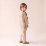 Organic Corduroy Pants - Oat by Makemake Organics