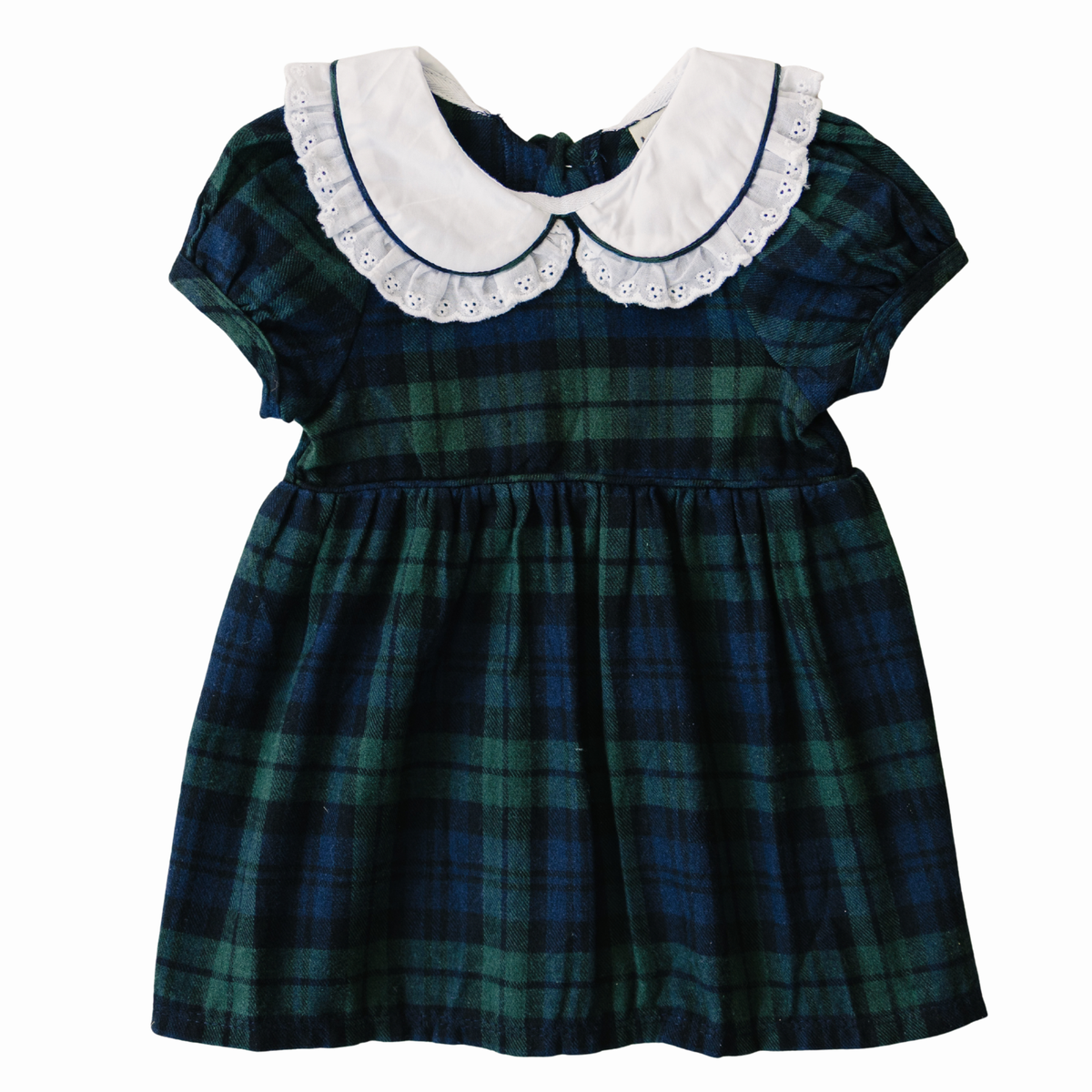 Alpine Plaid Dress by Mebie Baby
