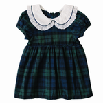 Alpine Plaid Dress by Mebie Baby