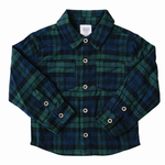 Alpine Plaid Button Up Shirt by Mebie Baby