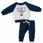 Ski Club French Terry Set by Mebie Baby