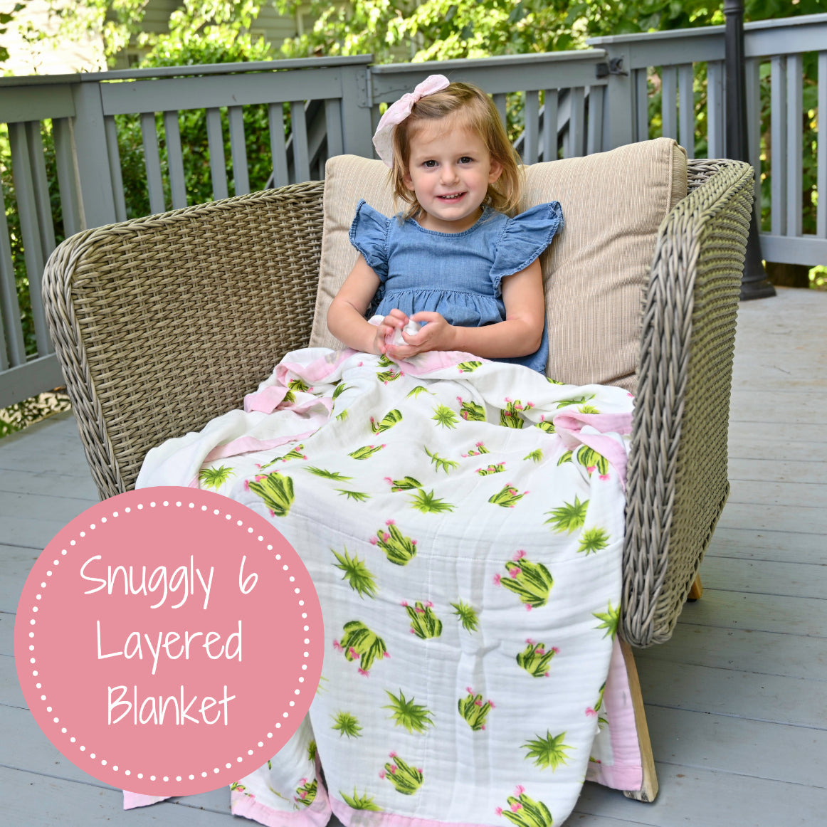 Succulent Bamboo Quilt by LollyBanks