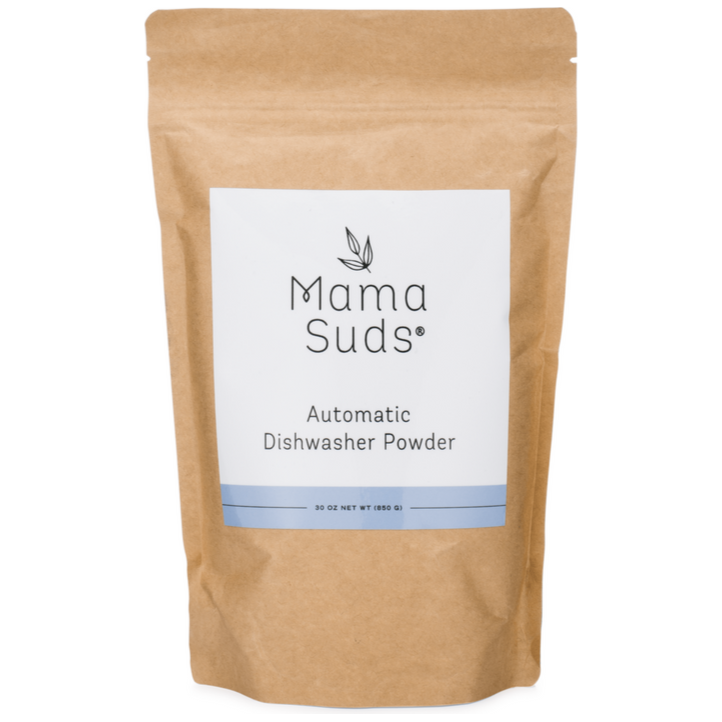 Automatic Dishwasher Powder by MamaSuds in eco-friendly packaging.