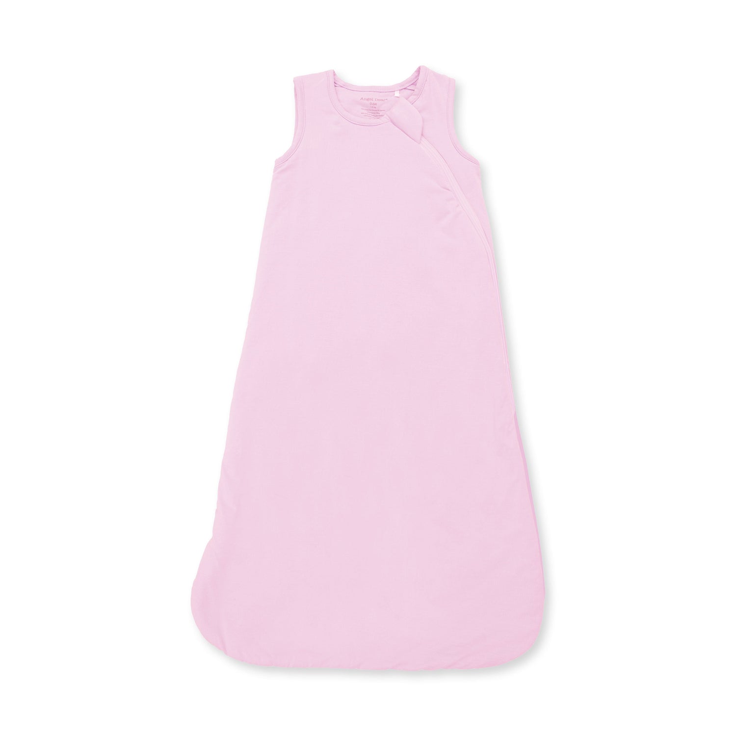 Sleep Bag in solid pink with a full-length two-way zipper and sleeveless armholes