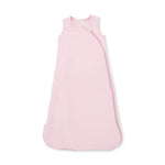 Solid-coloured baby sleep bag with a full-length front zipper and sleeveless armholes