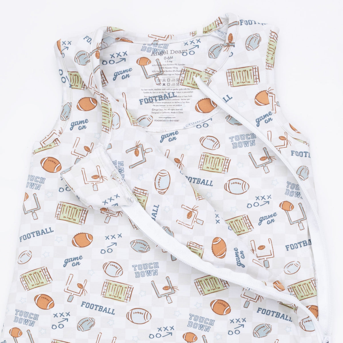Football Check - Sleep Bag by Angel Dear (view 3 of 4)