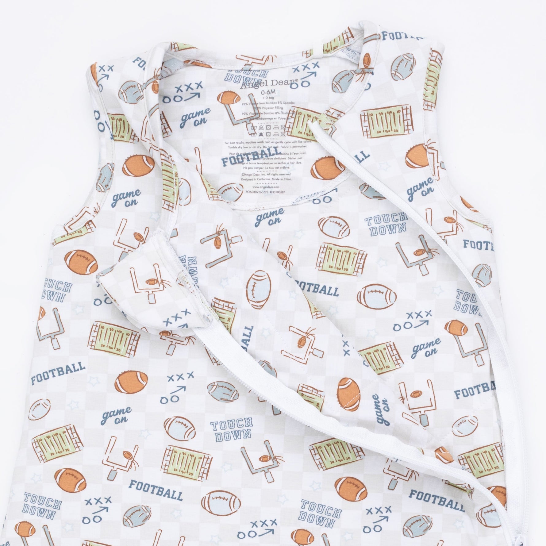 Football Check - Sleep Bag by Angel Dear (view 3 of 4)