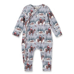Cowboy Christmas Family Matching Soft Bamboo Pajamas by Tesa Babe