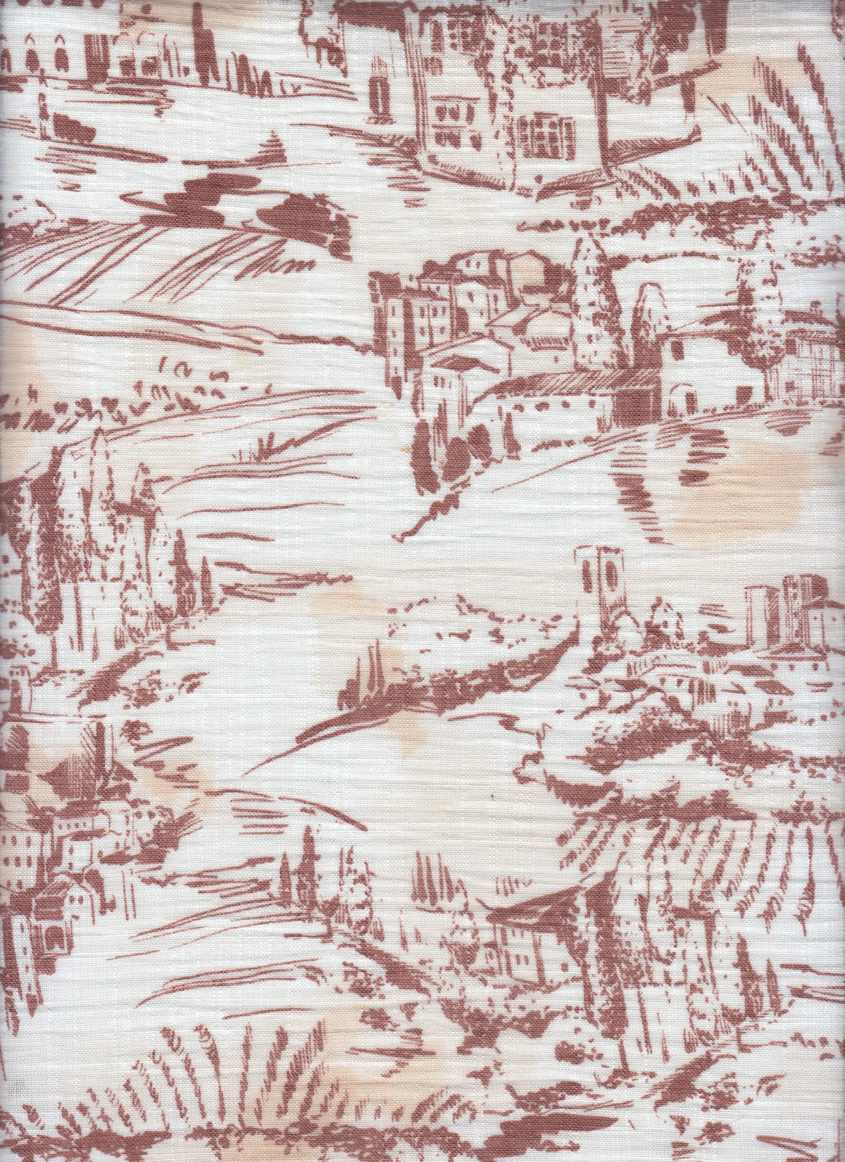 Brown Toile Ruffle Nursing Pillow Cover by Little Mae & Co