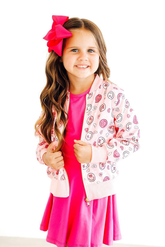 Mila & Rose ® Sale You Make Me Happy Satin Jacket By Mila And Rose - Apparel & Accessories > Clothing > Outerwear > Coats & Jackets Satin Jacket