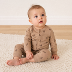 Organic 2-Way Zip Romper - Woodland Fox by Makemake Organics