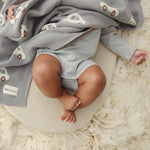 Bleu La La Whimsy Collection Luxury 100 Percent Cotton Knit Swaddle Baby Blanket - Baby & Toddler > Swaddling & Receiving Blankets Baby Blanket