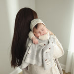 Bleu La La Whimsy Collection Luxury 100 Percent Cotton Knit Swaddle Baby Blanket - Baby & Toddler > Swaddling & Receiving Blankets Baby Blanket