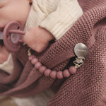 Bleu La La Lulababe Premium Beaded Pacifier Clip CPSIA Tested Safety Compliant - Baby & Toddler > Baby Health > Pacifier Clips & Holders Clips