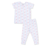 Viscose Bamboo Short Sleeve Loungewear Set - Anna Floral by Angel Dear (view 2 of 5)