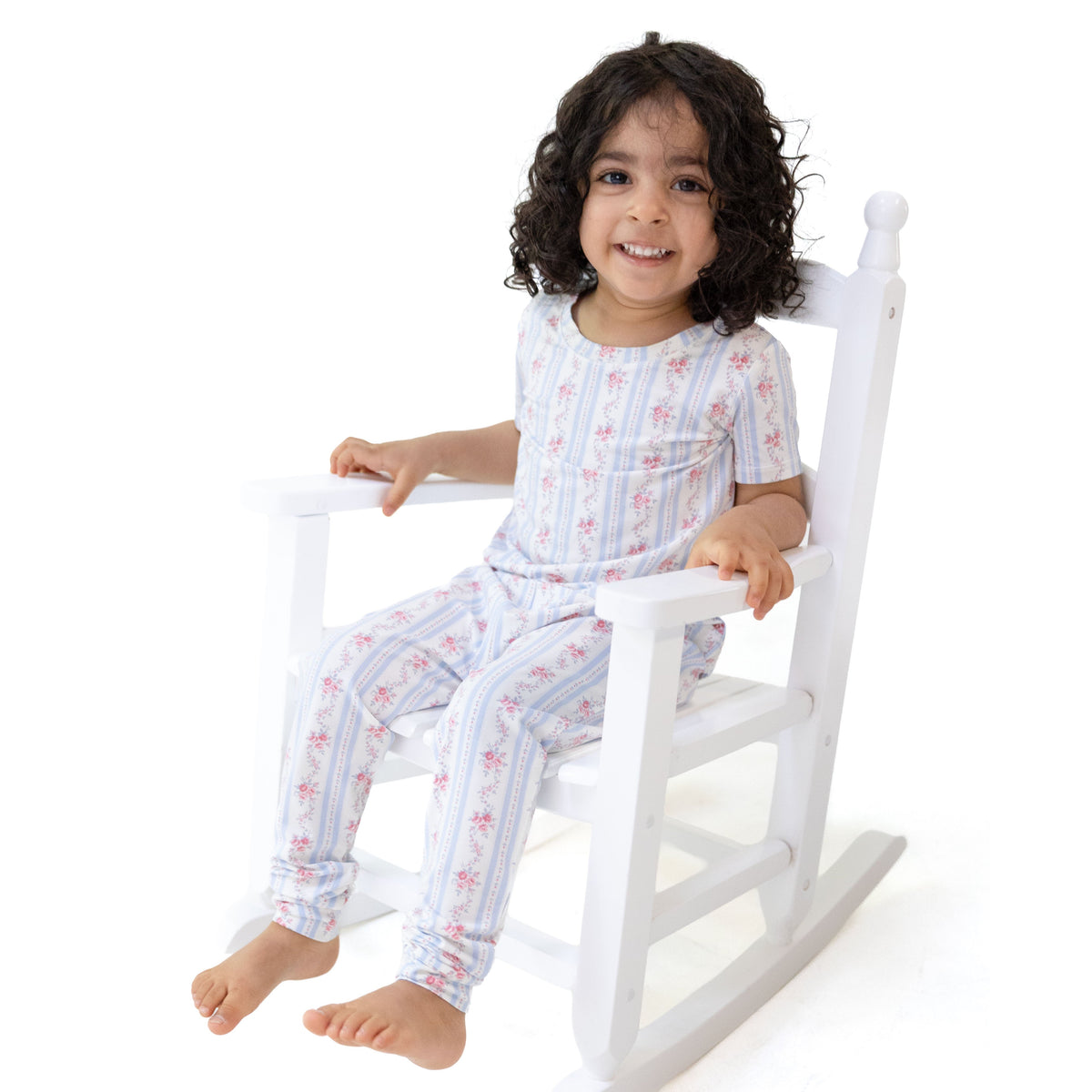 Viscose Bamboo Short Sleeve Loungewear Set - Anna Floral by Angel Dear (view 1 of 5)