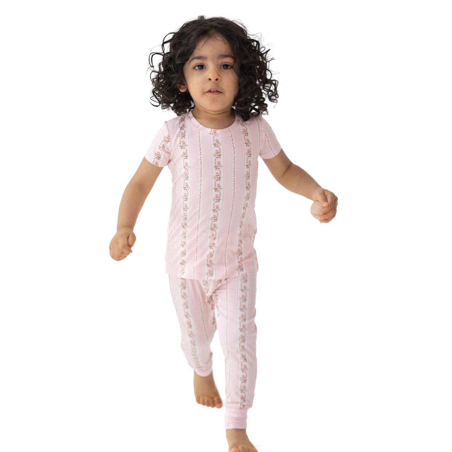 Antoinette Stripe Short Sleeve Loungewear Set by Angel Dear (view 1 of 5)