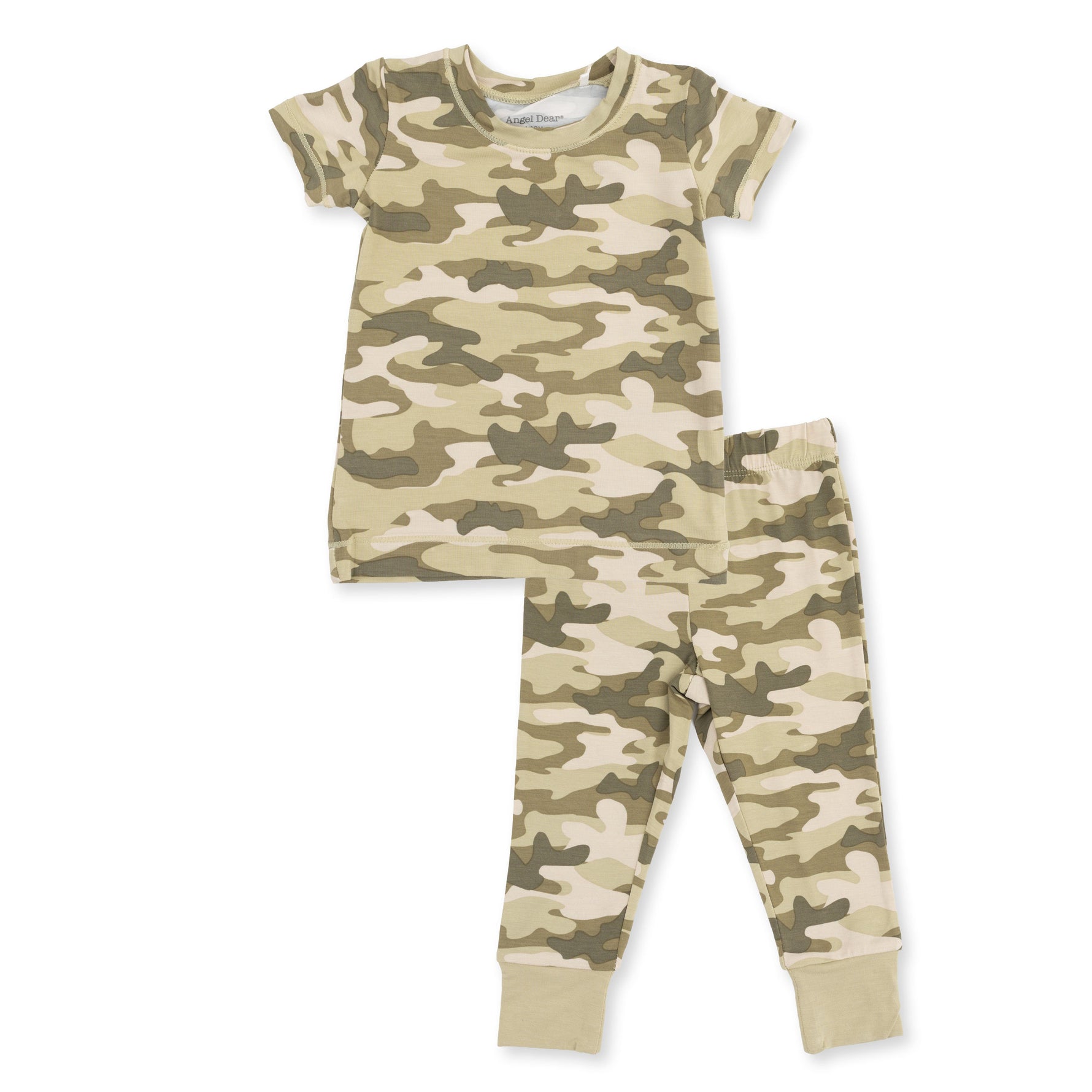 Camo - Short Sleeve Loungewear Set by Angel Dear