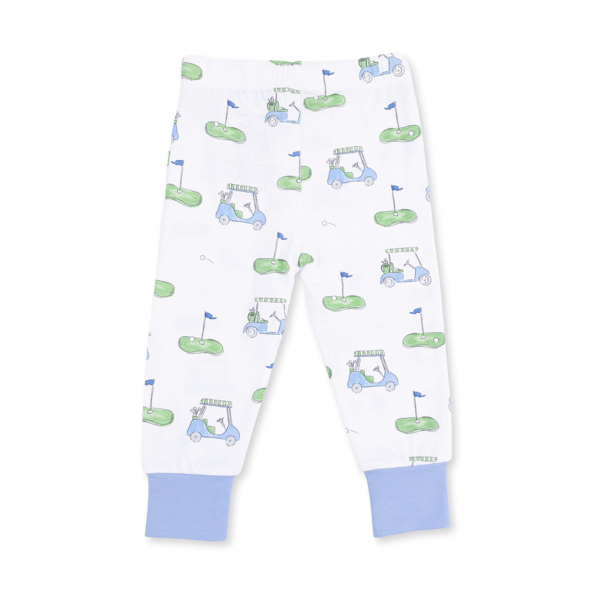 Golf Carts Blue - Short Sleeve Loungewear Set by Angel Dear