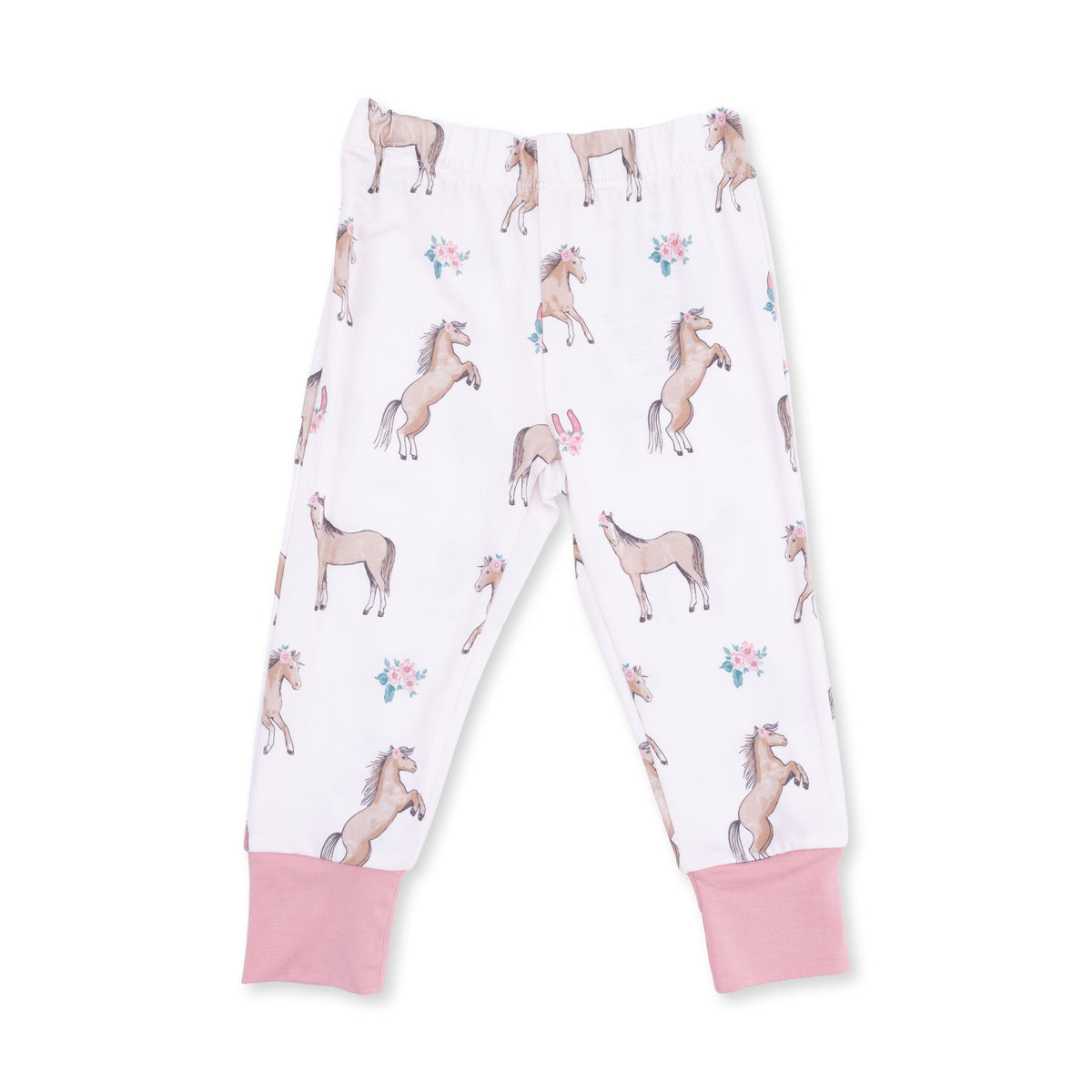 I Love Horses - Short Sleeve Loungewear Set by Angel Dear