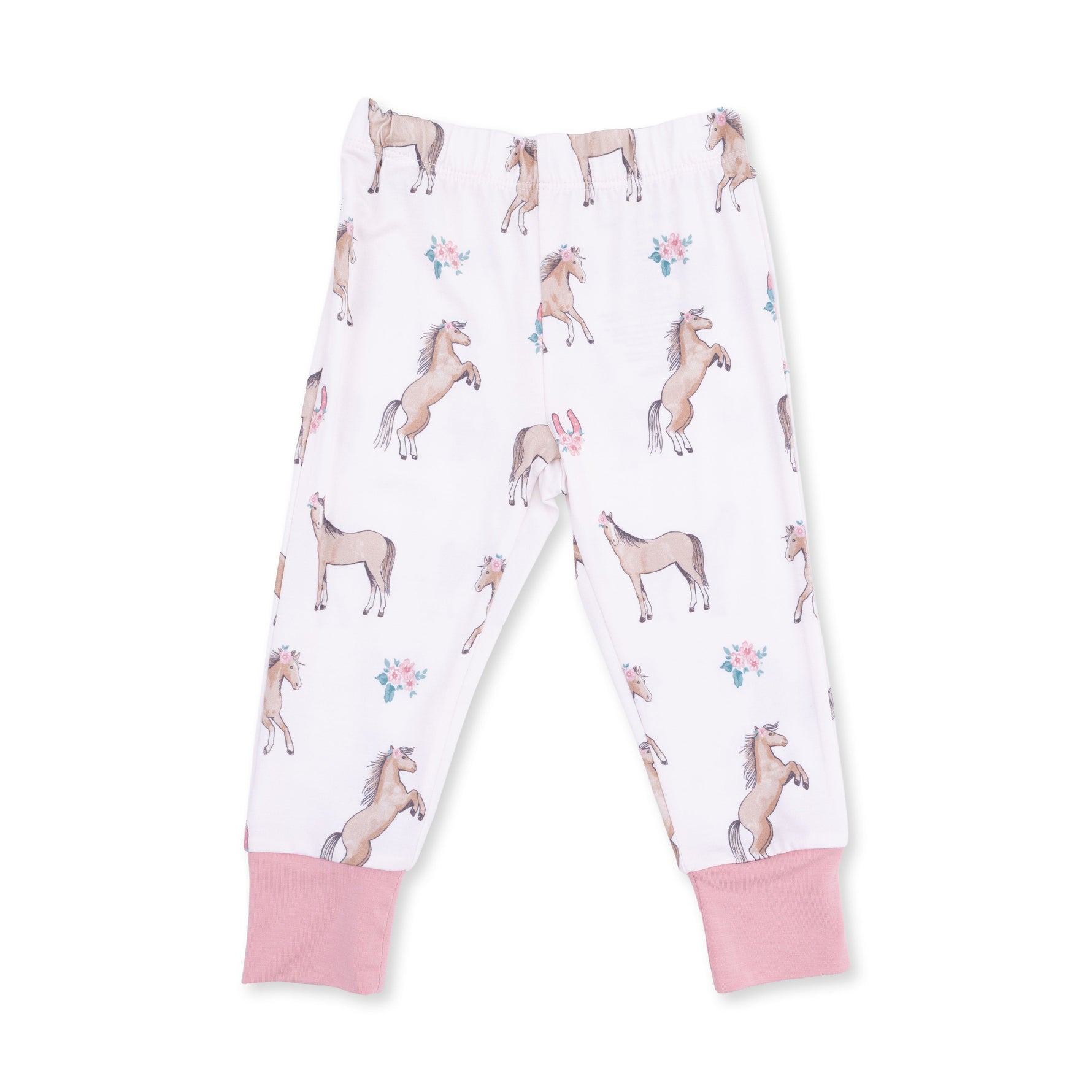 I Love Horses - Short Sleeve Loungewear Set by Angel Dear