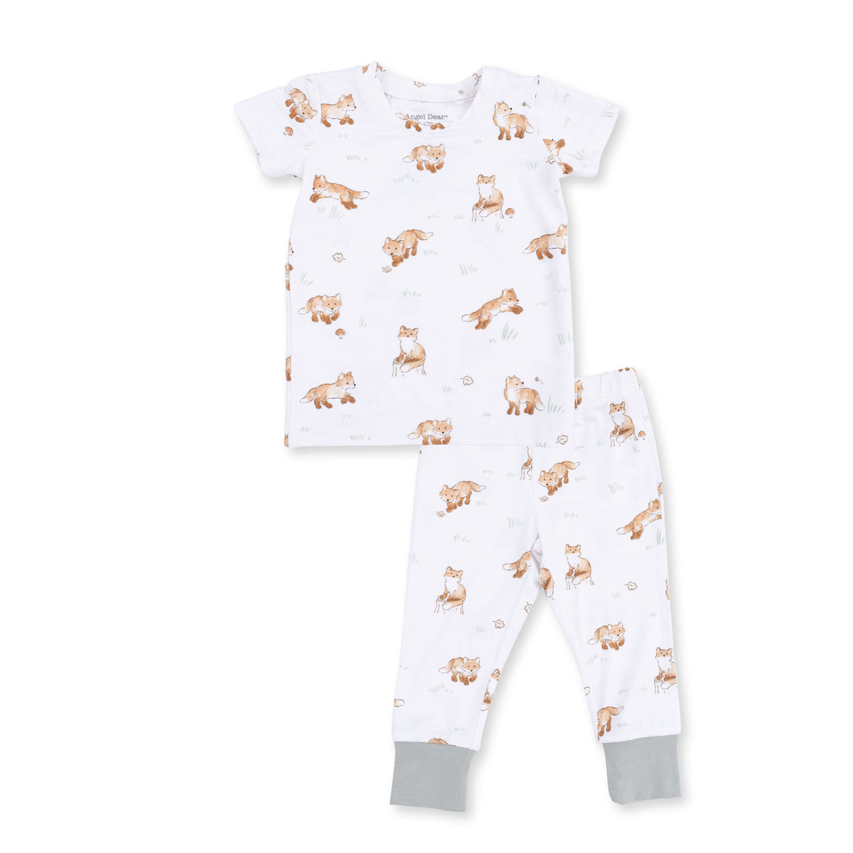 Little Explorer Fox - Short Sleeve Loungewear Set by Angel Dear (view 2 of 5)