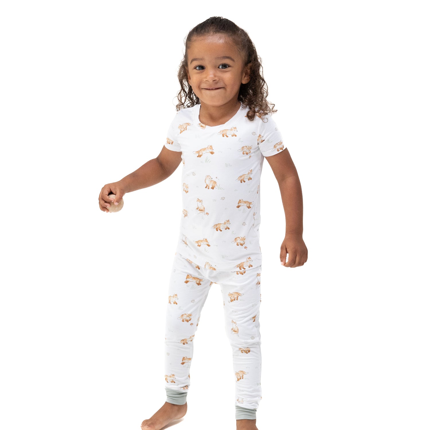 Little Explorer Fox - Short Sleeve Loungewear Set by Angel Dear (view 1 of 5)
