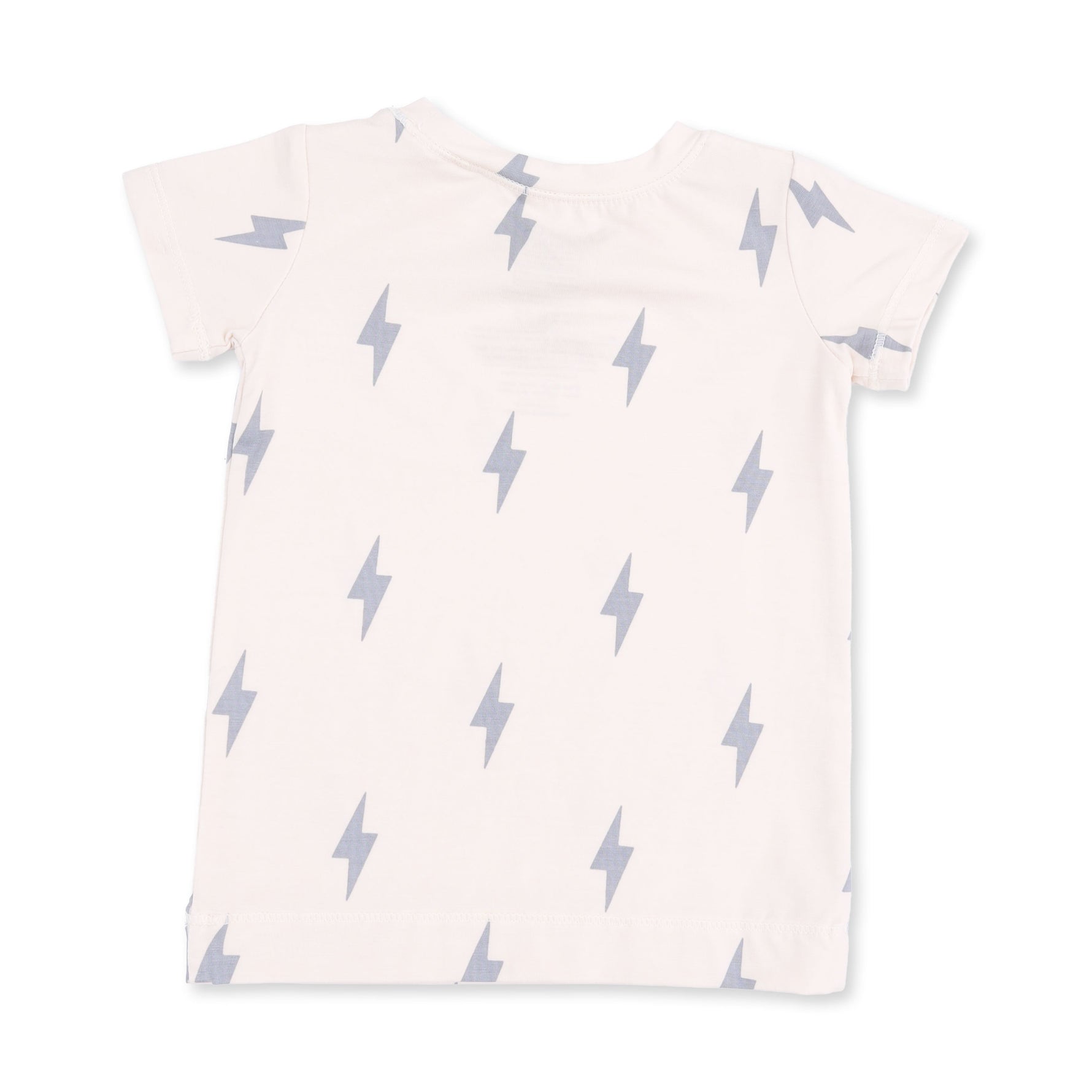 Lightning Bolt Viscose - Short Sleeve Loungewear Set by Angel Dear (view 3 of 5)