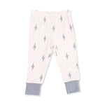 Lightning Bolt Viscose - Short Sleeve Loungewear Set by Angel Dear (view 4 of 5)