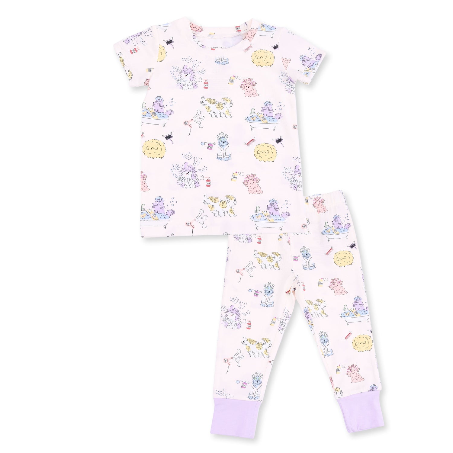 Spa Dogs - Short Sleeve Loungewear Set by Angel Dear (view 2 of 5)