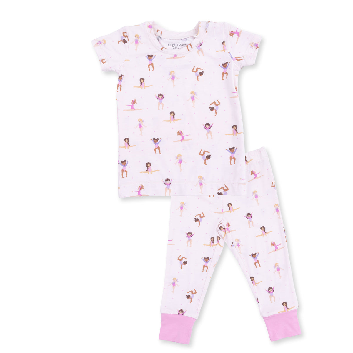 Tiny Tumblers - Short Sleeve Loungewear Set by Angel Dear (view 2 of 5)