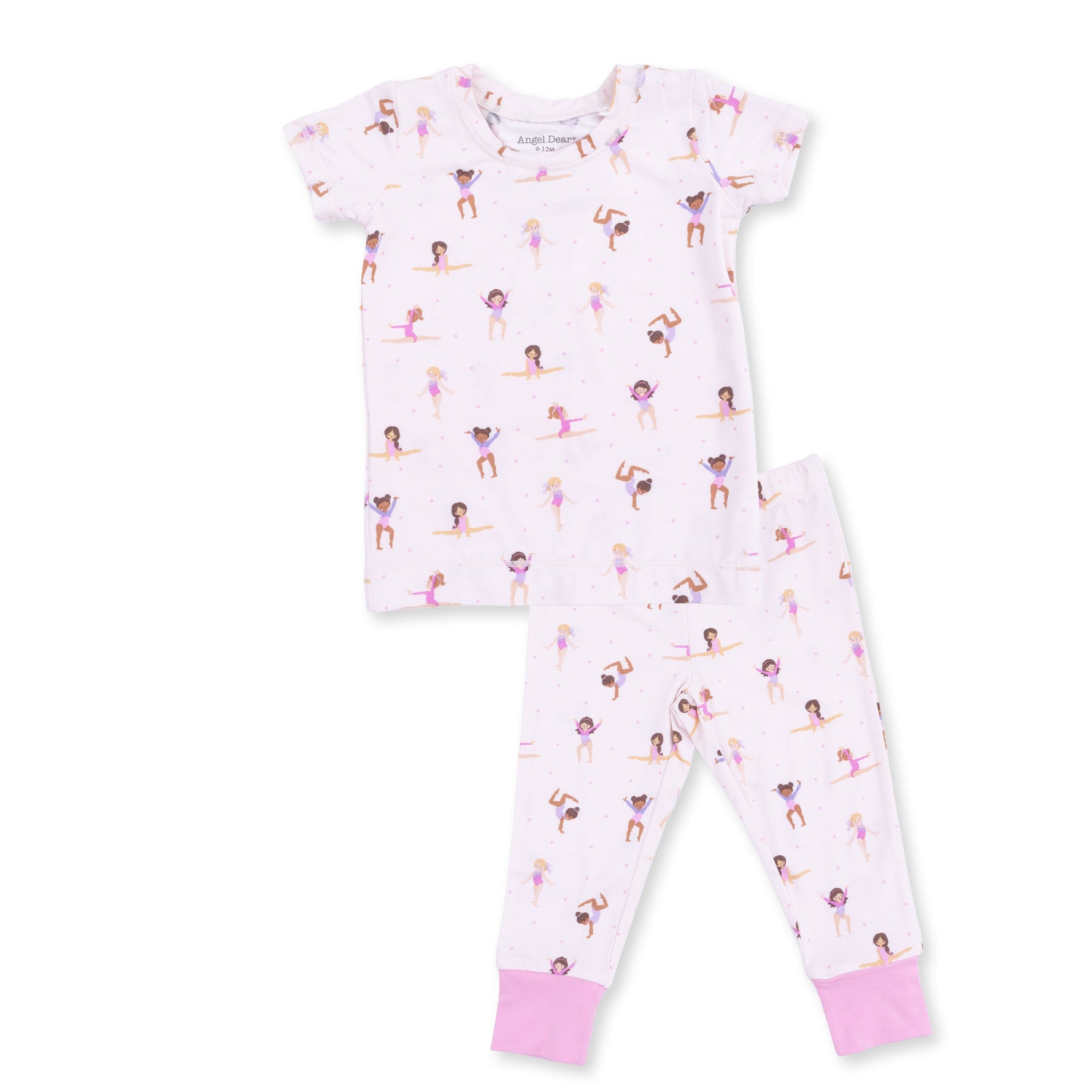 Tiny Tumblers - Short Sleeve Loungewear Set by Angel Dear (view 2 of 5)