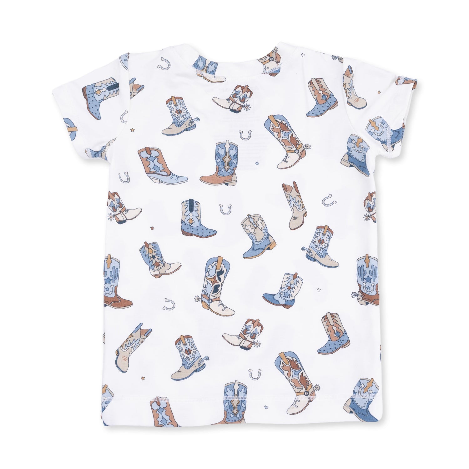Buckaroo Boots - Short Sleeve Loungewear Set