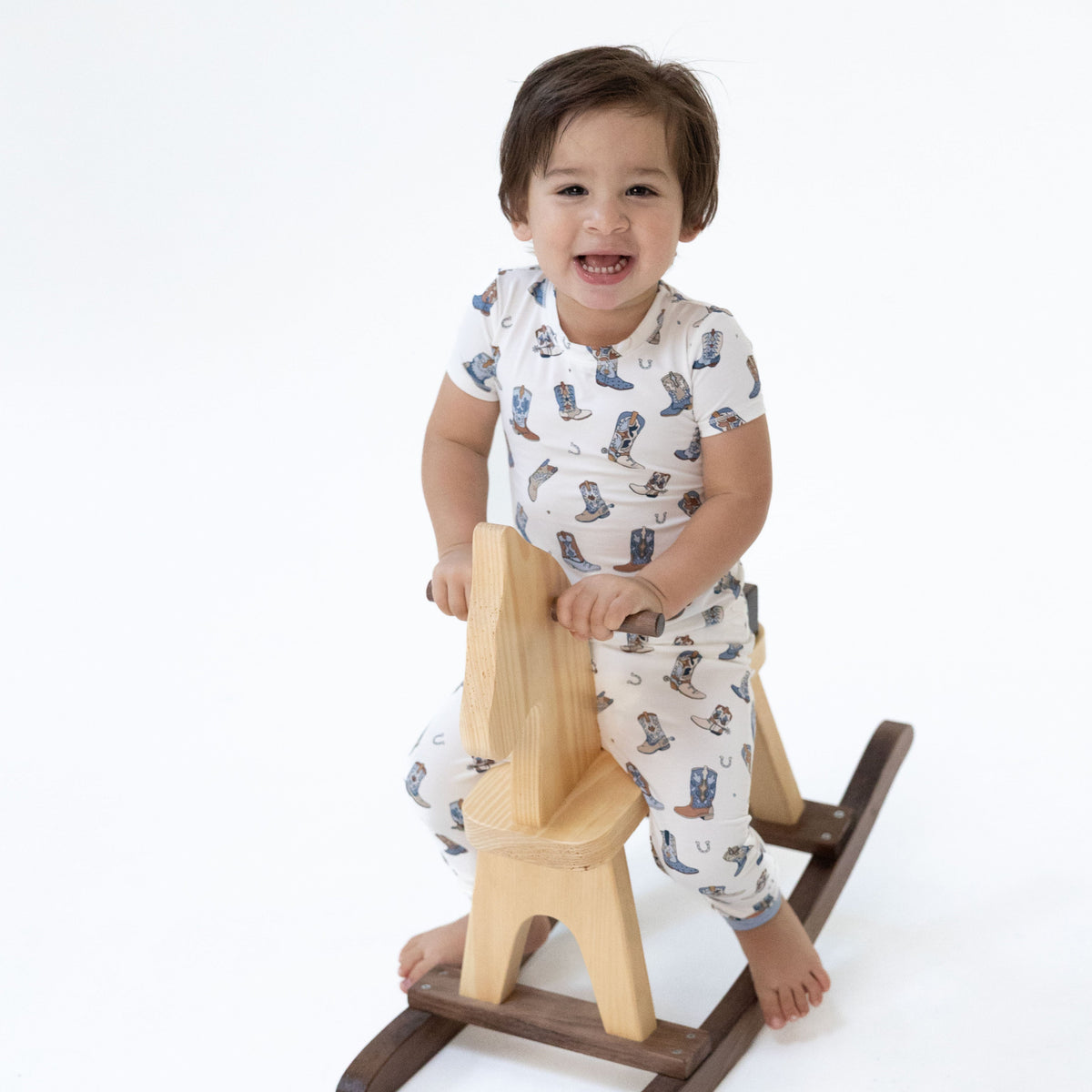 Viscose from Bamboo Loungewear Set - Buckaroo Boots by Angel Dear